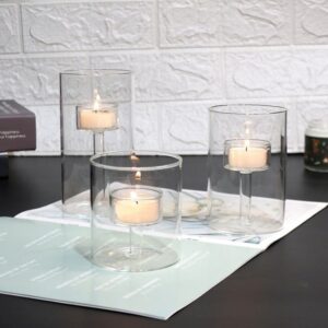 glass candle holder home decor 2