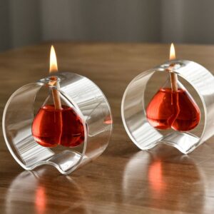 glass candle holder home decor 4