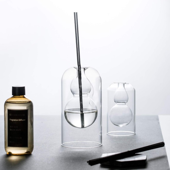 glass reed diffuser home fragrance 7
